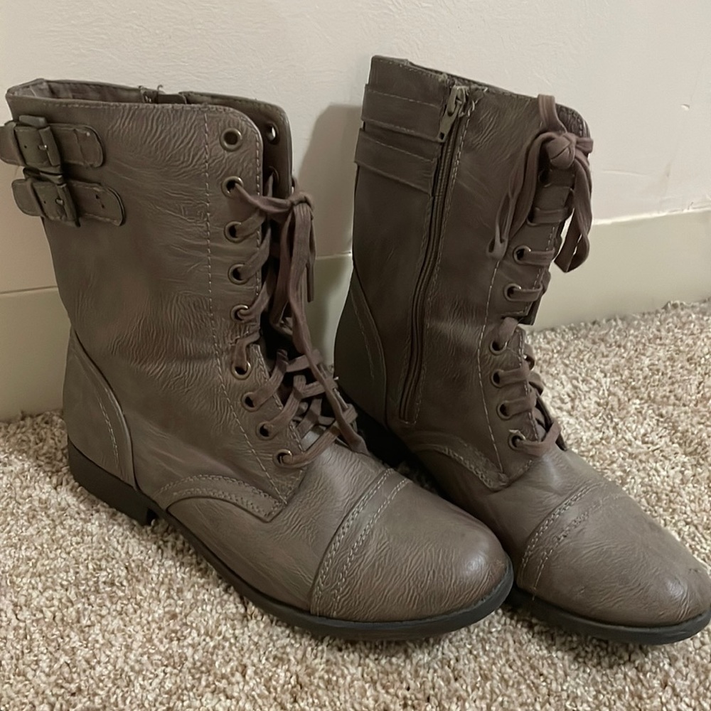 Rampage Combat Boots Size 8